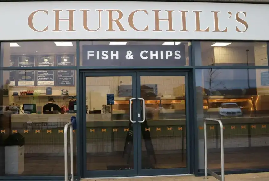 Photo showing Churchills Fish & Chips