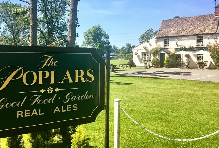 Photo showing The Poplars Inn